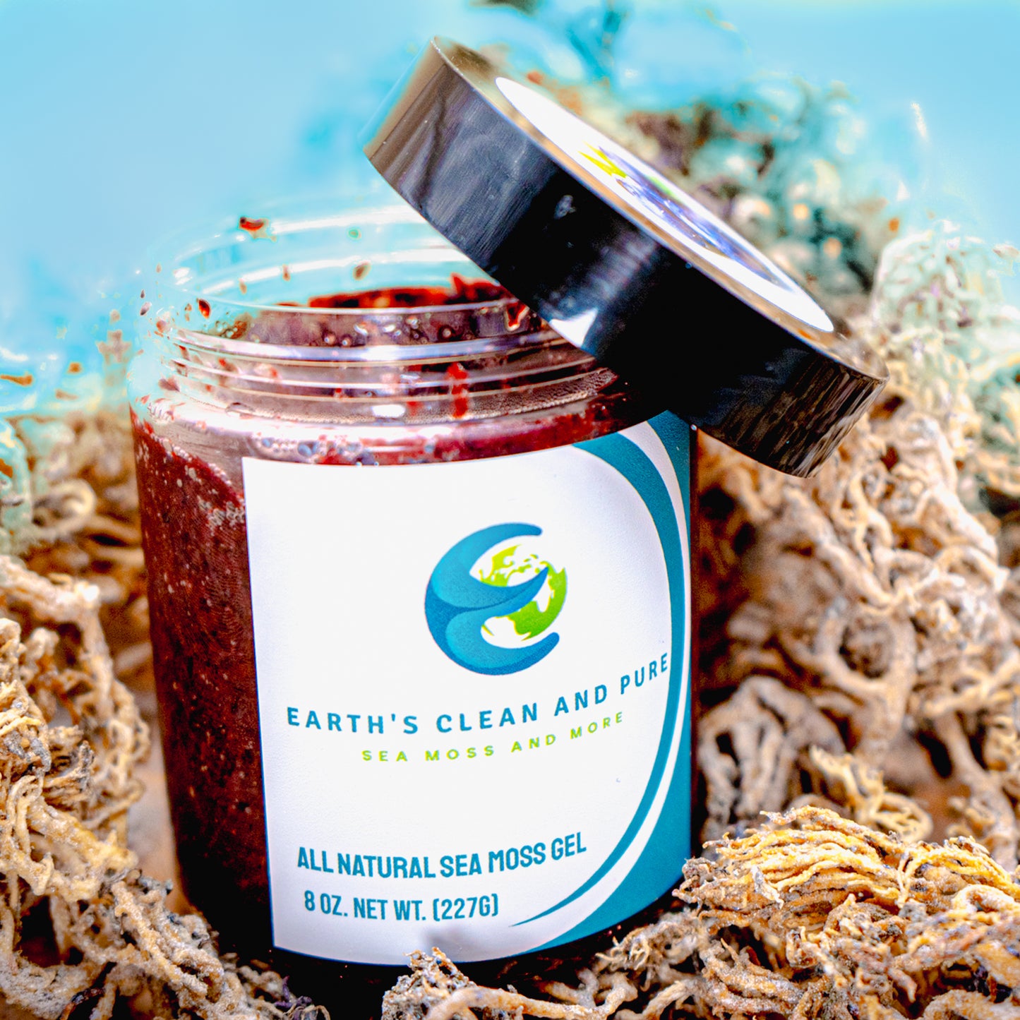 Blueberry Sea Moss Gel - Earth's Clean and Pure