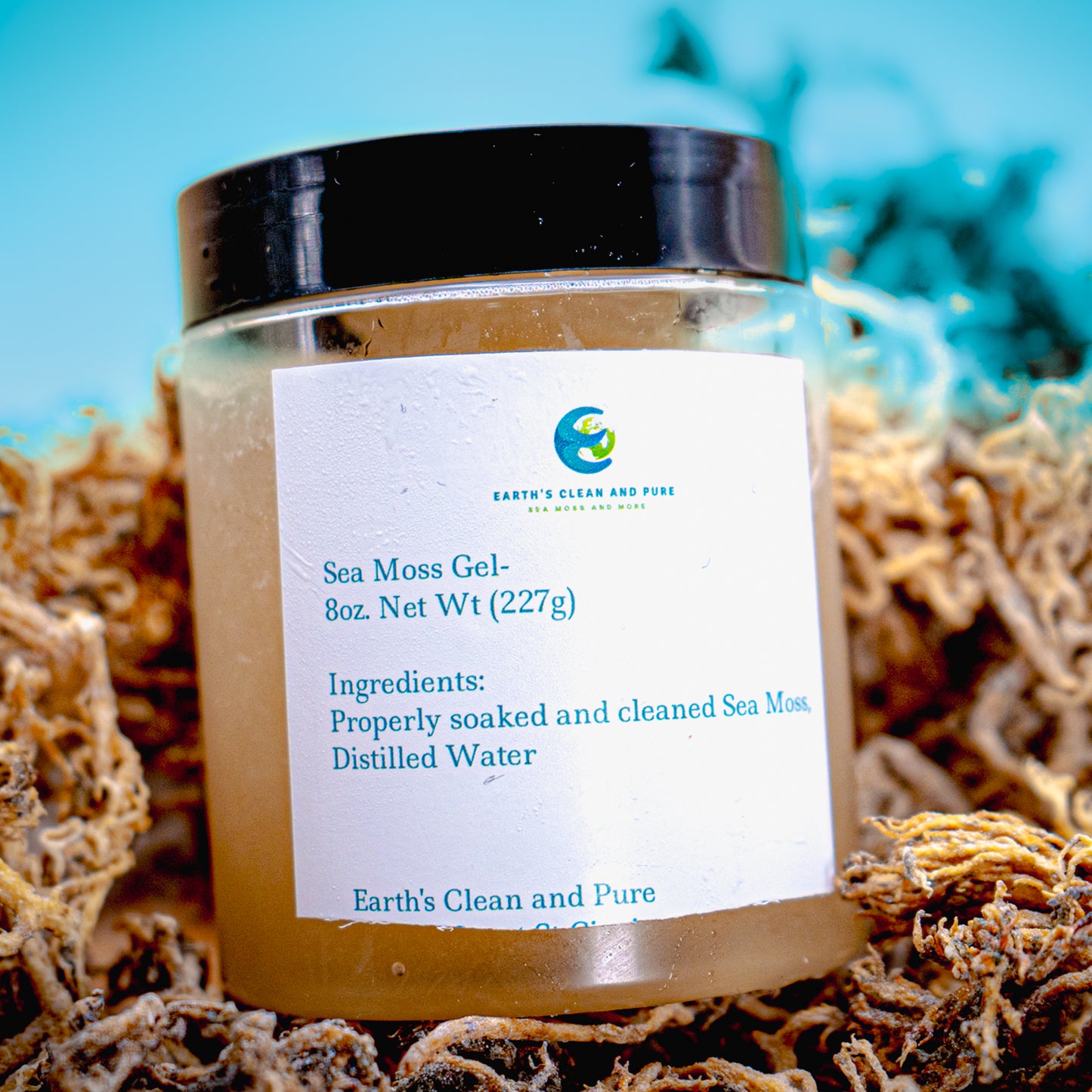 Plain Sea Moss Gel - Earth's Clean and Pure