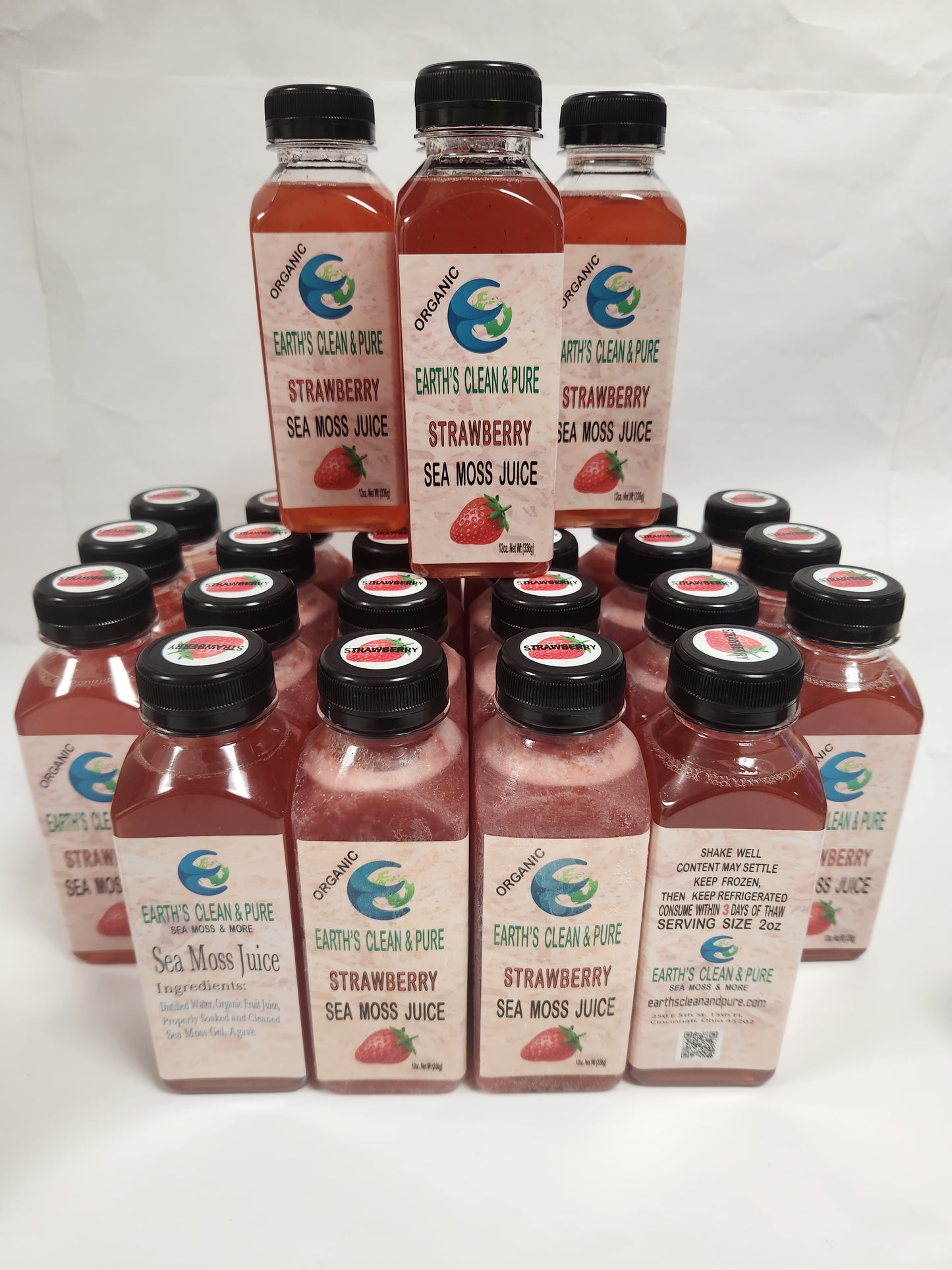 Strawberry Sea Moss Juice