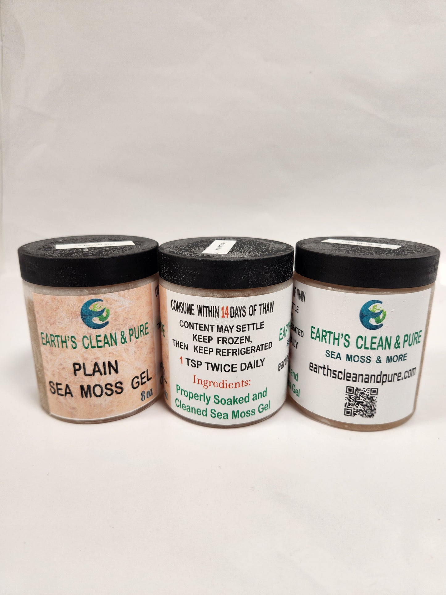 Plain Sea Moss Gel - Earth's Clean and Pure