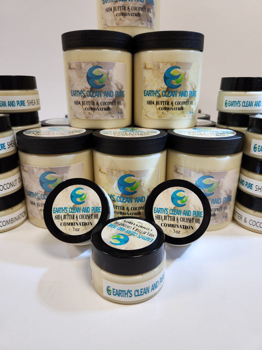 Shea Butter w/Coconut Oil - Earth's Clean and Pure