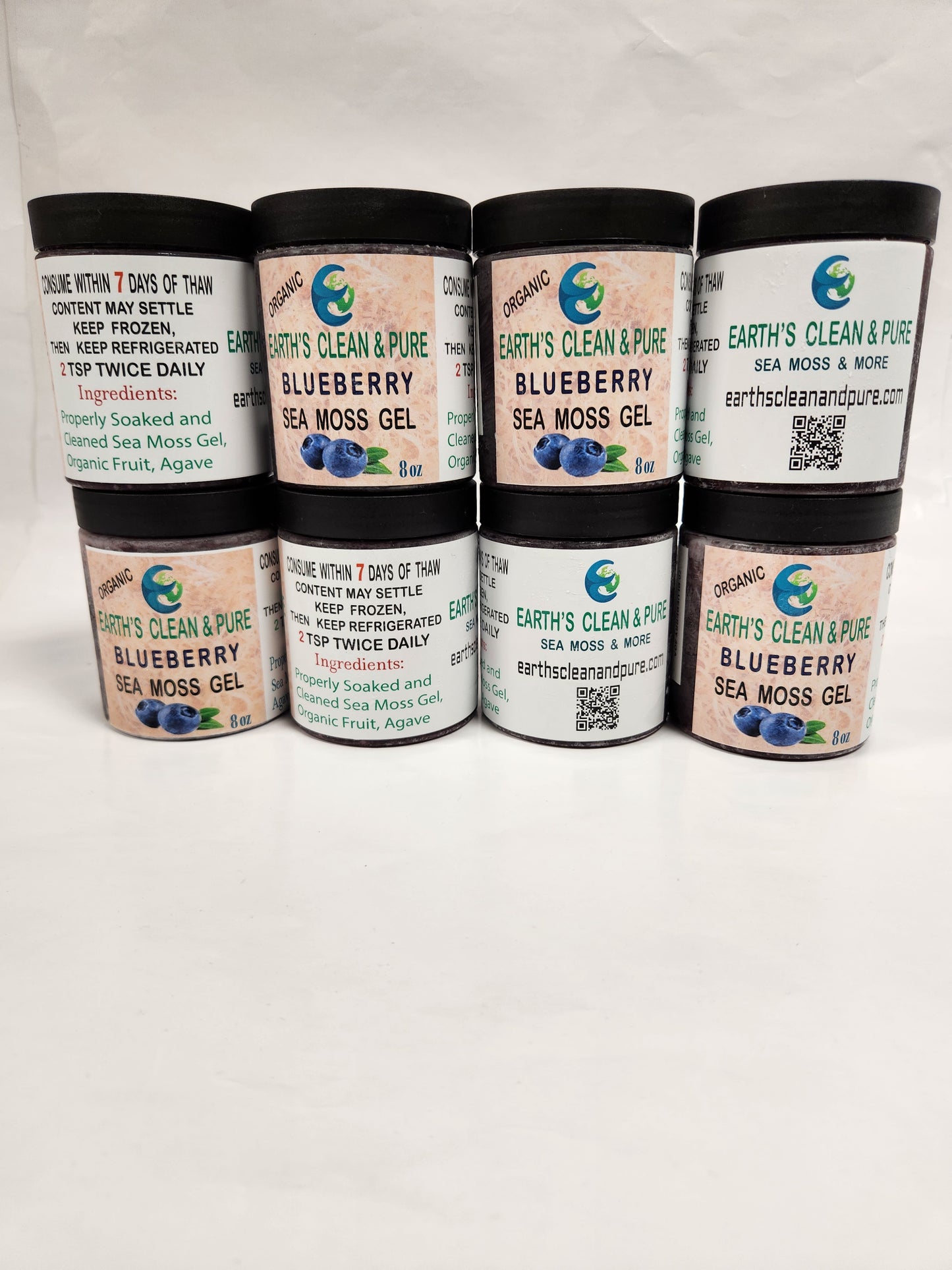 Blueberry Sea Moss Gel - Earth's Clean and Pure